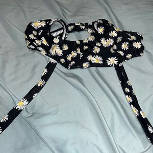 Sunflower bikini top